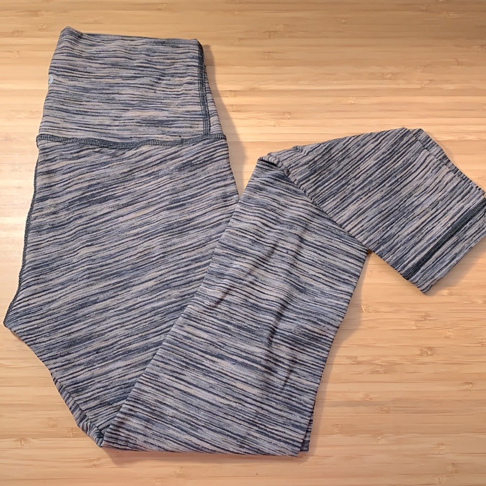 Lululemon Wunder Under Heather Purple Leggings